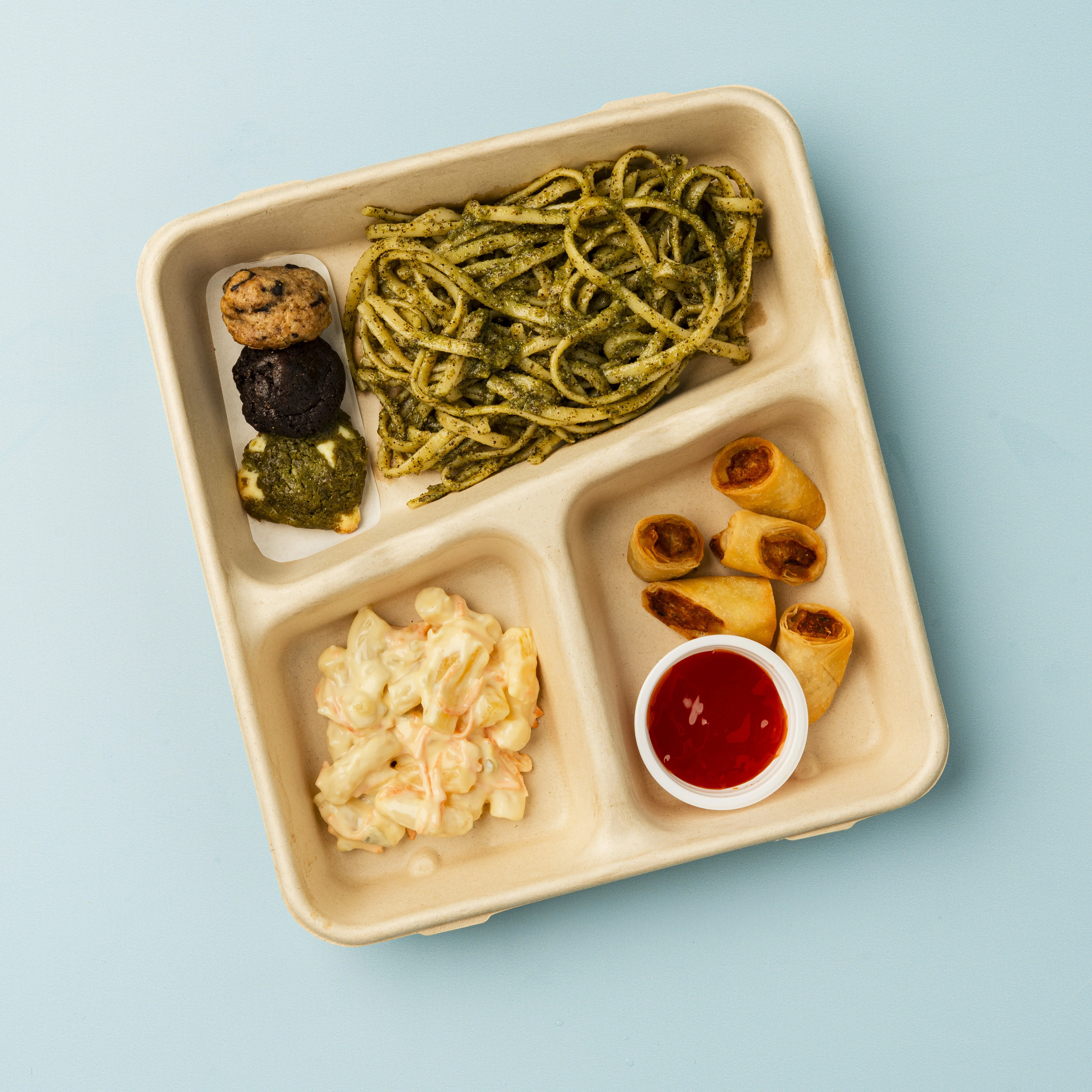 Pesto Pasta & Shanghai (for 10 pax)